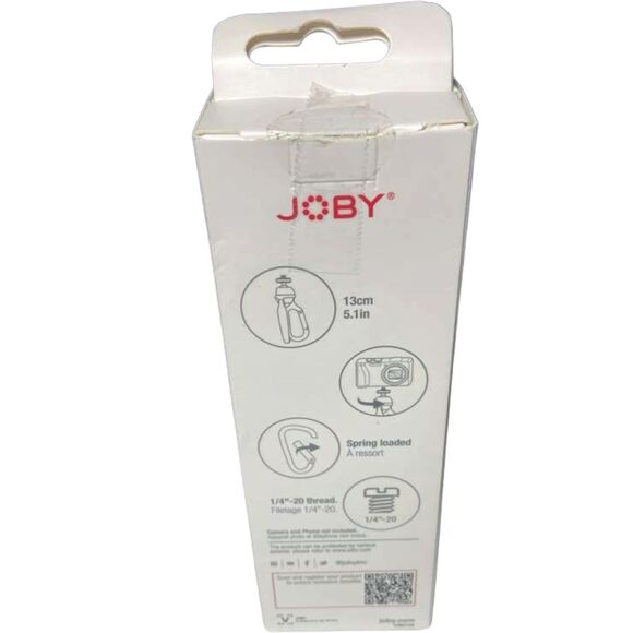 JOBY HandyPod Clip Tripod Phone Mount Foldable Tabletop Grey Vlogging Camera - Picture 12 of 13